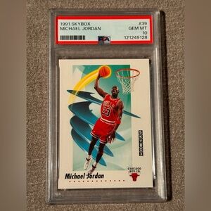 1991 Michael Jordan Skybox #39 PSA 10